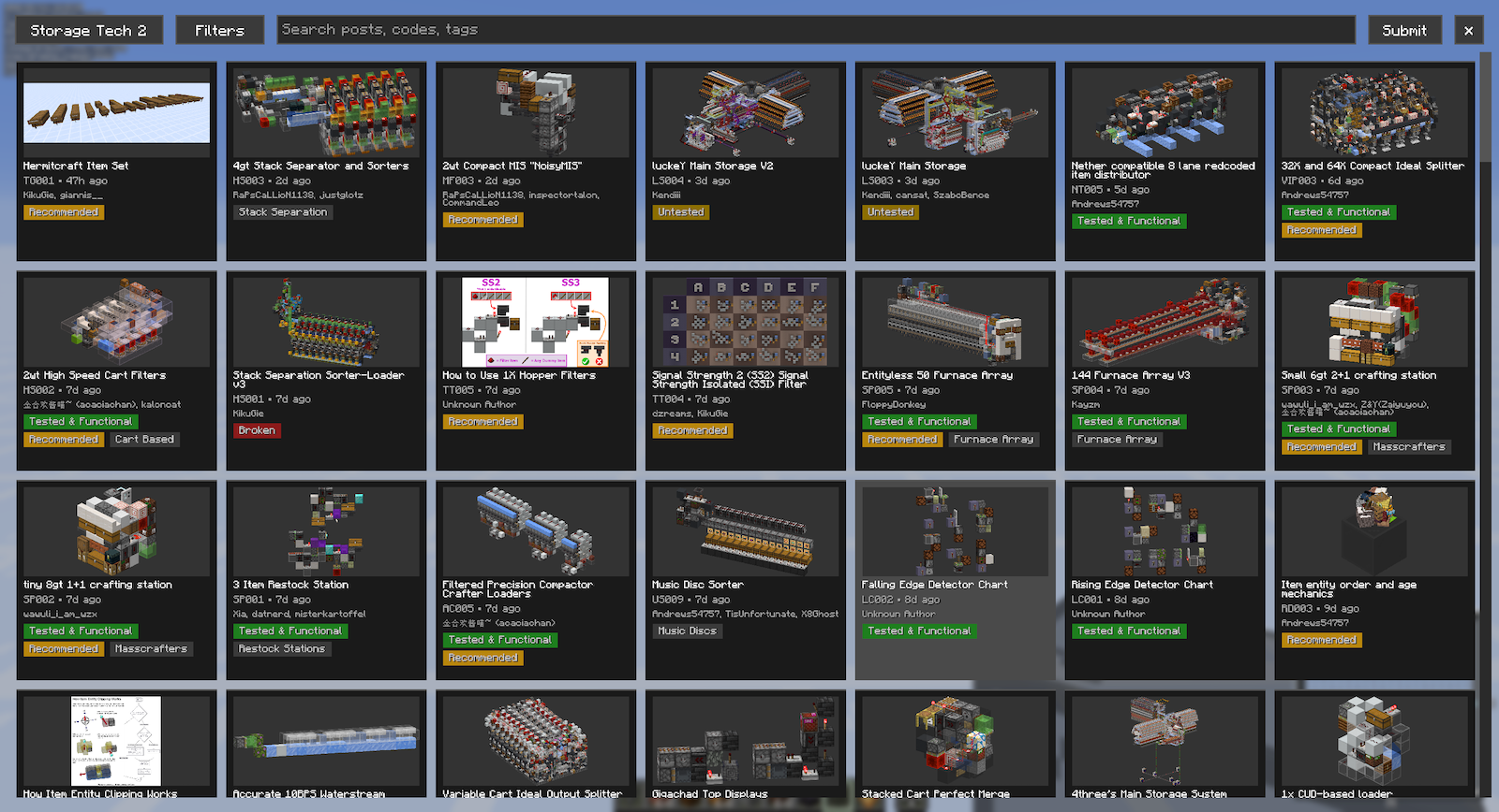 Archive Downloader Mod in-game UI preview
